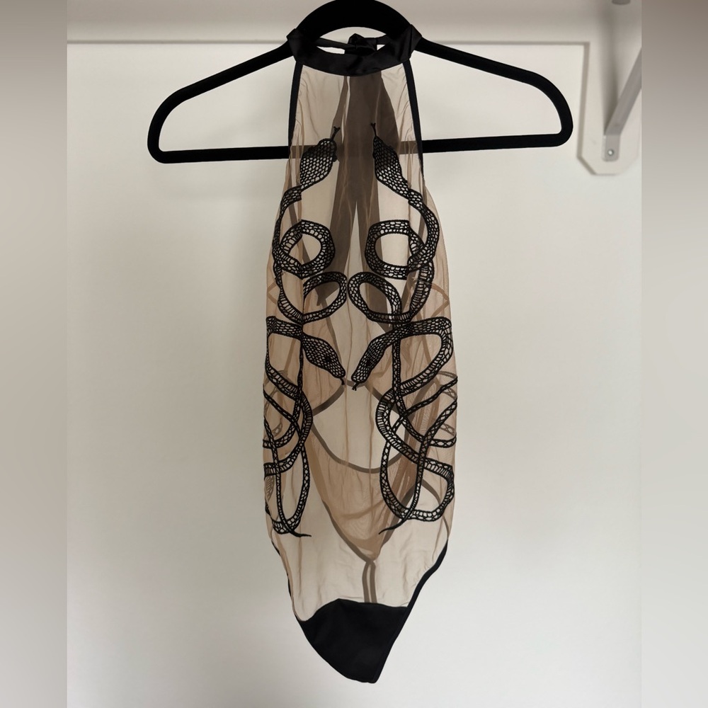 Thistle & Spire Medusa Snake Bodysuit - Size Large